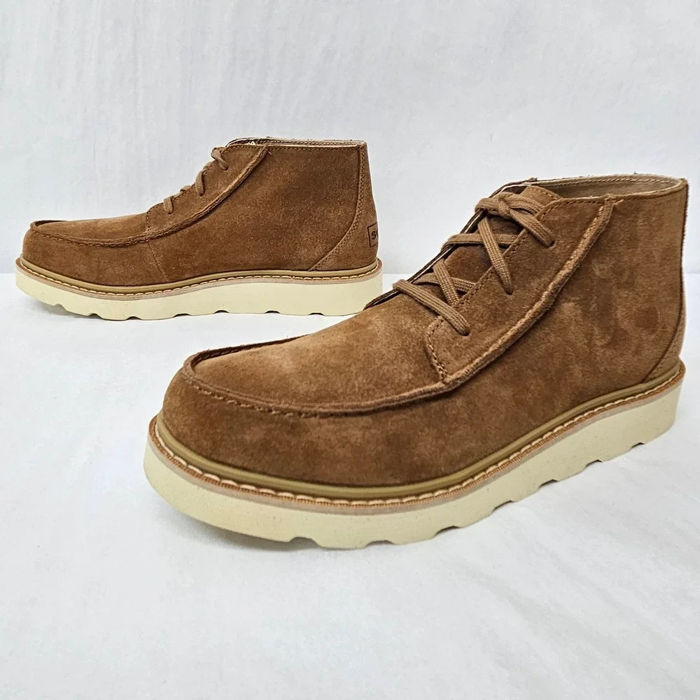 SOREL Slabtown 62 Stoic Mid Chukka Boots NM5306-242 Velvet Tan Mens Size 10